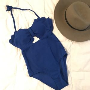 One piece high waist bathing suit, Small